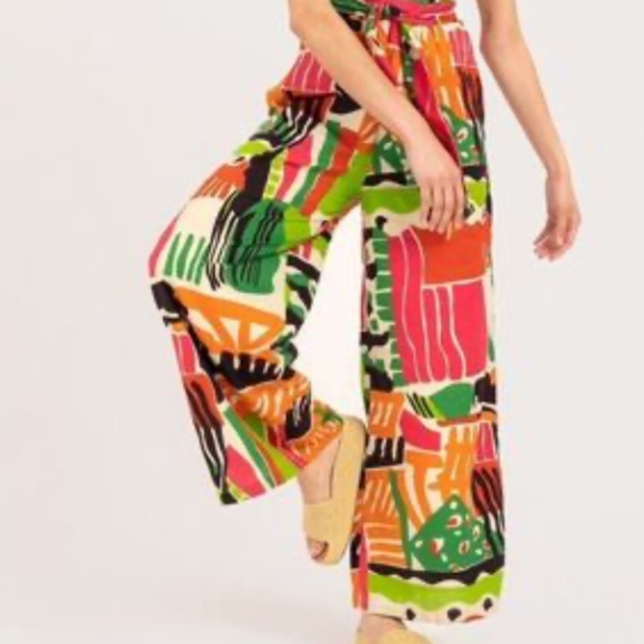 Anthropologie Multicolor Abstract Jumpsuit - Picture 5 of 7
